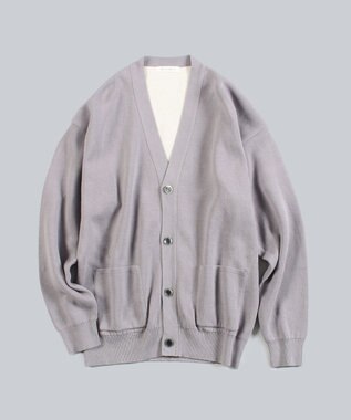 WHITE MAILS 【UNISEX】COTTON PAPER DOUBLE FACE カーディガン グレー