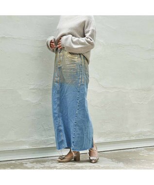 MODE ET JACOMO <MODE ET JACOMO>スクエアバックルポインテッドトゥパンプス オーク