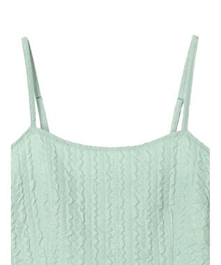 Green Parks ・ｎｏｖｅｍ９　フクレジャカードキャミワンピ Mint Green
