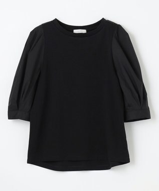 ANY 【接触冷感】秋メキ袖ボリューム カットソー ブラック