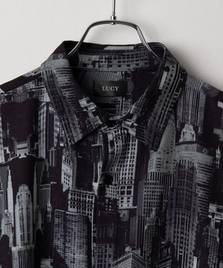 WEGO アムンゼンパターンBIGシャツ（LS） 柄3