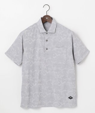 JOSEPH ABBOUD MOUNTAIN 【UNISEX】クールスキンガードカモ ポロシャツ ライトグレー系7