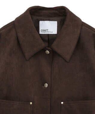 CRAFT STANDARD BOUTIQUE フェイクスエードブルゾン Brown