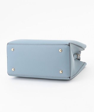 LA BAGAGERIE 【MONICA】スクエア2WAYハンドバッグ ブルー