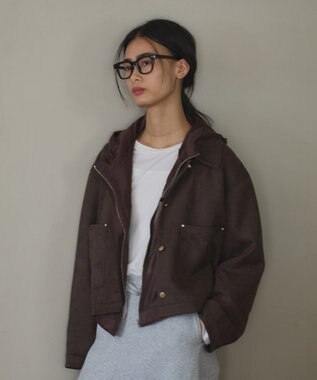 CRAFT STANDARD BOUTIQUE フェイクスエードブルゾン Brown