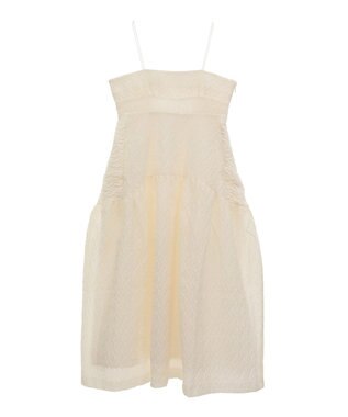 Green Parks ジャガードキャミワンピース Off White