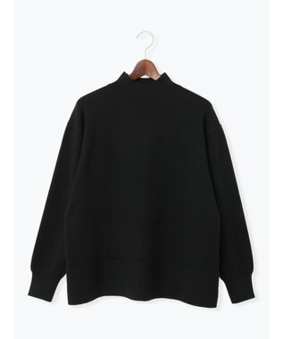 Te chichi バックスリットスタンドネックプルオーバー ブラック