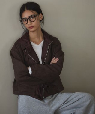 CRAFT STANDARD BOUTIQUE フェイクスエードブルゾン Brown