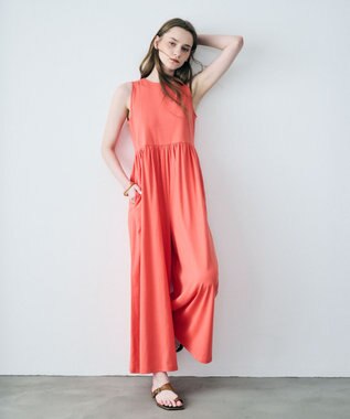 uncrave プレーンジャージー オールインワン オレンジ