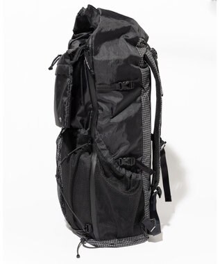 JOSEPH ABBOUD MOUNTAIN 【軽量/ECO撥水/サスティナブル素材/サコッシュが取り外せる】リサイクルリップストップ バックパック 33L ブラック系