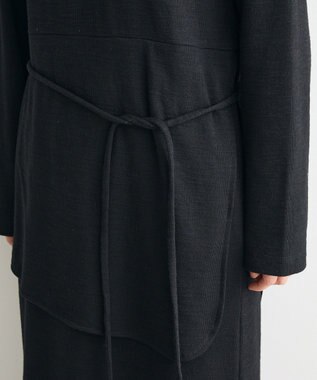 CRAFT STANDARD BOUTIQUE ラップ風デザインワンピース Black