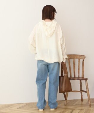 AMERICAN HOLIC フーディーシアーブルゾン Ivory