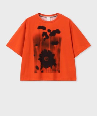 Paul Smith Field Flowers 半袖Tシャツ オレンジ