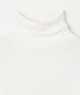 NAVE 【Nave・洗える】ツイストシアー タートルネックプルオーバー ホワイト系