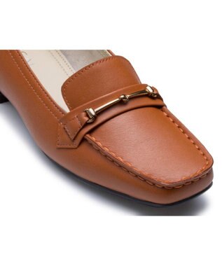 REGAL FOOT COMMUNITY 【リーガルレディース】F60N ビット付きモカシンシューズ フラットシューズ オレンジ