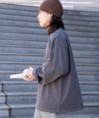 WEGO ピグメントグラフィックロンT 柄1