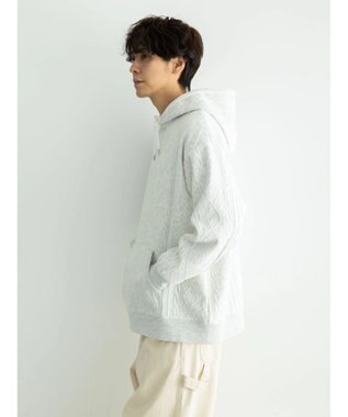 CRAFT STANDARD BOUTIQUE ケーブル柄カットパーカー2 Oatmeal