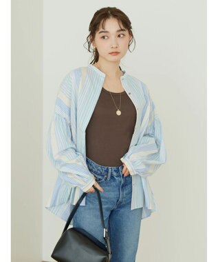 AMERICAN HOLIC Ｄａｉｌｙ！　テレコタンクトップ1 Brown