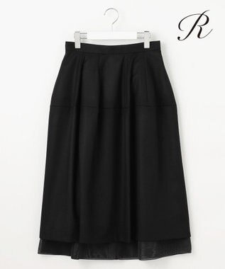 23区 【R(アール)】メリノシアーレイヤード スカート