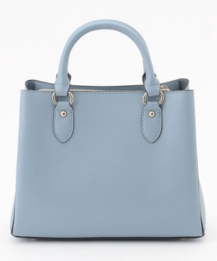 LA BAGAGERIE 【MONICA】スクエア2WAYハンドバッグ ブルー