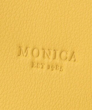 LA BAGAGERIE 【MONICA】スクエア2WAYハンドバッグ イエロー【WEB限定カラー】
