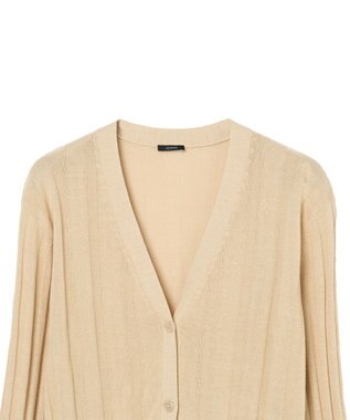 JOSEPH 【WEB&OUTLET限定・洗える】テクスチャードレーヨン　カーディガン Ecru