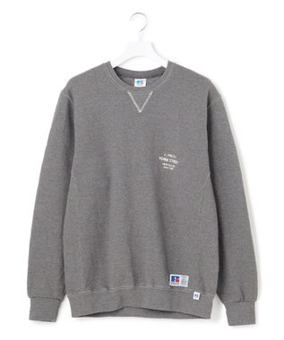 J.PRESS YORK STREET 【UNISEX】RUSSELL×YORK STREET クルー グレー系