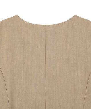 Green Parks クルーネック多釦ジレ Mocha