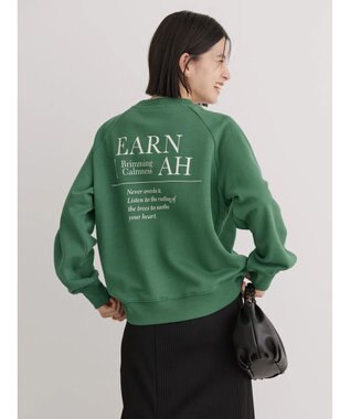 AMERICAN HOLIC ラグランロゴスウェット2 Green