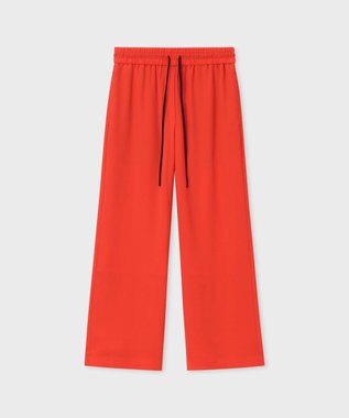 Paul Smith バックサテン ジョーゼット ワイドパンツ オレンジ