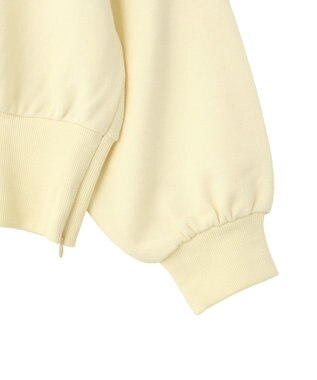 earth music&ecology 裾スリット裏毛プルオーバー Yellow