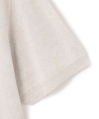 JOSEPH HOMME リネンナイロンプレーン　半袖クルーネックニット ホワイト系
