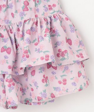 ANY KIDS 【チェリーベリーシリーズ】フルーツ フリル キュロット ピンク系