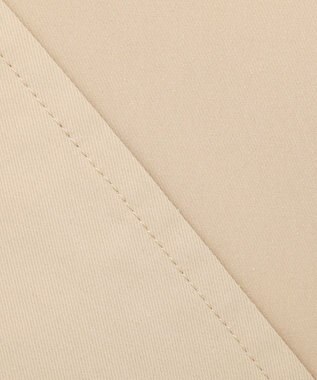 組曲 S コットンライクツイル ノーカラーショート丈コート ベージュ系