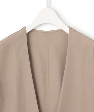 ICB 【一部カラーのみ接触冷感・洗える】UnleashLite ノーカラージャケット クリームブラウン系