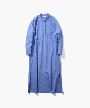 ATON SUVIN BROAD | バンドカラードレス SAX