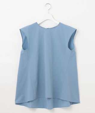 UNFILO 【撥水/ストレッチ/軽量】マジカル機能 ブラウス サックスブルー系