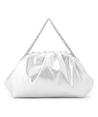 23区 【APPLAUDIR】クラスプ クラッチバッグ シルバー系