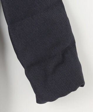 J.PRESS LADIES S 千鳥&グレンチェック ロング ダウン コート ネイビー系3