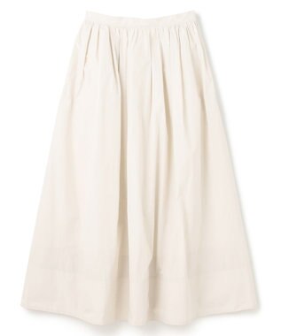 uncrave メモリータフタ フレアスカート