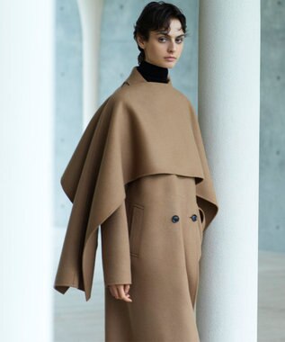 23区 【エステータ】シルクリブ タートルニット ブラック