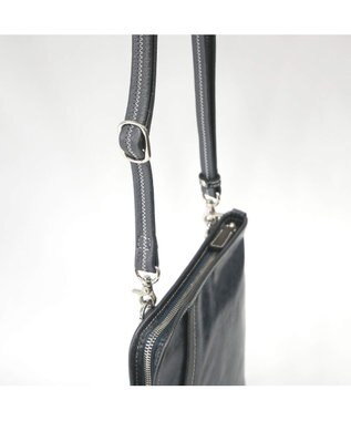 PELLE BORSA 縦型ポシェット Alive アライブ 4437 ネイビー