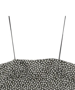 Green Parks ジャガードキャミワンピース Flower Black