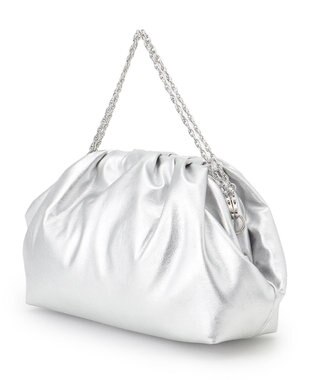 23区 【APPLAUDIR】クラスプ クラッチバッグ シルバー系