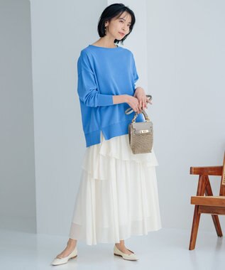 23区 淡水パール ピアス ゴールド系