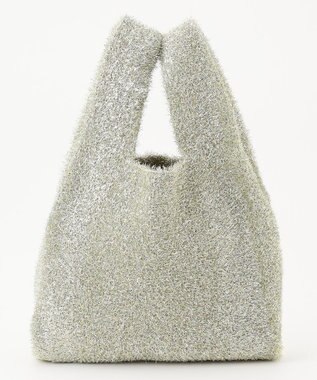 ANY SIS ラメニット バッグ ゴールド