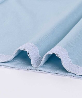 une nana cool 綿混薄手ハラマキ サックスブルー系2