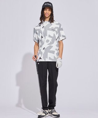 PW CIRCULUS 【MEN】ＤＯＶＥ柄モックネック ゴルフ グレー系5