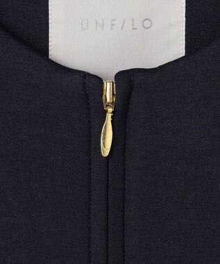 UNFILO ダブルフェイスジャージー ZIPアウター ネイビー