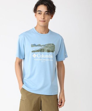 Columbia Columbia/ レイクアローヘッドグラフィックショートスリーブTシャツ /コロンビア Ripple Blue、 River